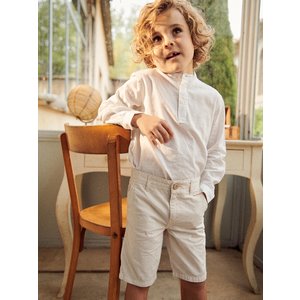 Παιδική Βερμούδα για Αγόρια Stripped Beige