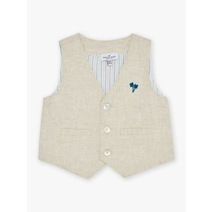 Βρεφικό Γιλέκο για Αγόρια Classy Beige