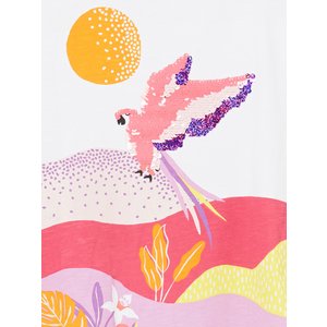 Παιδική Μπλούζα για Κορίτσια Parrot Under the Sun