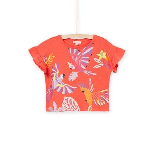 Παιδική Μπλούζα για Κορίτσια Orange Parrots
