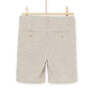 Παιδικό Σορτς για Αγόρια Stripped Beige