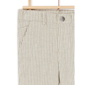 Παιδικό Παντελόνι για Αγόρια Stripped Beige
