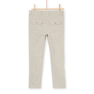 Παιδικό Παντελόνι για Αγόρια Stripped Beige