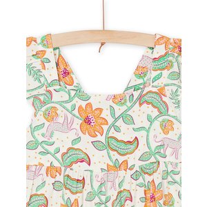 Παιδικό Φόρεμα για Κορίτσια Retro Flowers