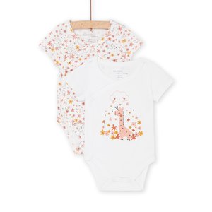 Βρεφικό Σετ Φορμάκια για Νεογέννητα Orange Animals