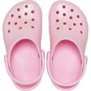 Crocs Crocband Παιδικά Σαμπό Ροζ Glitter