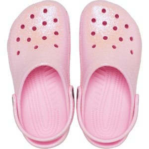 Crocs Crocband Παιδικά Σαμπό Ροζ Glitter