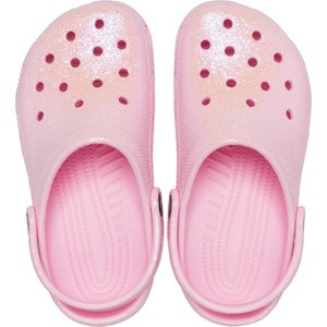 Crocs Crocband Παιδικά Σαμπό Ροζ Glitter
