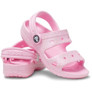 Crocs Crocband Παιδικά Σανδάλια Ροζ Glitter