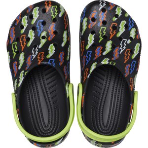 Crocs Crocband Παιδικά Σαμπό Μαύρα Κεραυνός