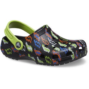 Crocs Crocband Παιδικά Σαμπό Μαύρα Κεραυνός