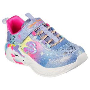 ΠΑΙΔΙΚΑ ΑΘΛΗΤΙΚΑ ΠΑΠΟΥΤΣΙΑ ΜΕ ΦΩΤΑΚΙΑ SKECHERS S-LIGHTS UNICORN DREAMS ΓΙΑ ΚΟΡΙΤΣΙΑ