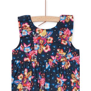 Βρεφικό Φόρεμα για Κορίτσια Navy Floral
