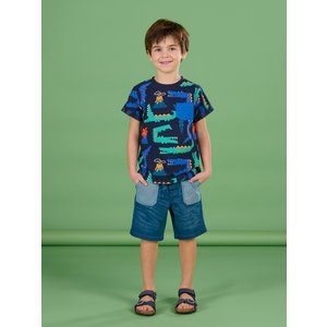 Παιδική Βερμούδα για Αγόρια Denim with a twist