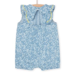 Βρεφικό Φορμάκι για Κορίτσια Denim Flowers