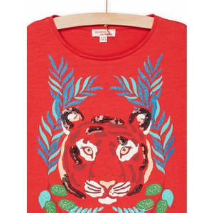 Παιδική Μπλούζα για Κορίτσια Red Tiger