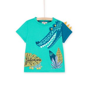 Παιδική Μπλούζα για Αγόρια Blue/Green Aligator