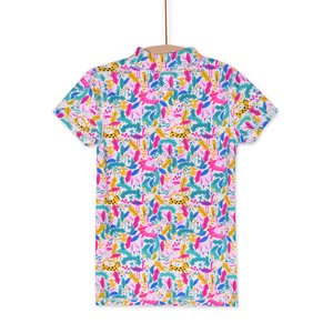 Αντιηλιακή Μπλούζα για Κορίτσια Pink Floral