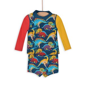 Βρεφικό Σετ Μαγιό για Αγόρια Navy Dinos