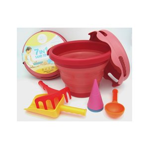 Παιχνίδια Θαλάσσης Compact Toys 7 σε 1 Compact Toys  – Red
