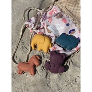 Παιχνίδι Θαλάσσης Play and Store Σετ 4 καλουπιών Animals