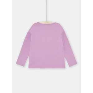Παιδική Μακρυμάνικη Μπλούζα για Κορίτσια Purple Zebra