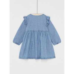 Βρεφικό Τζιν Γαλάζιο Φόρεμα για Κορίτσια