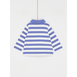 Βρεφική Μακρυμάνικη Μπλούζα για Αγόρια Polo Blue Stripes Play