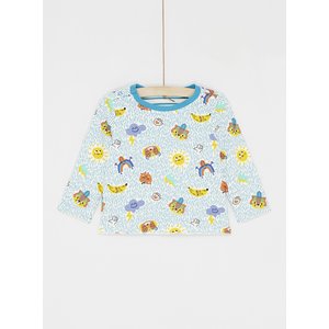 Βρεφική Μακρυμάνικη Μπλούζα για Αγόρια Διπλής Όψης Blue Banana