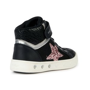 Παιδικά Μποτάκια για Κορίτσια Geox Skylin Black/Pink