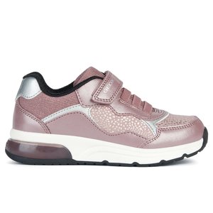 Παιδικά Sneakers για Κορίτσια Geox Spaceclub Girl Dark Pink/Silver