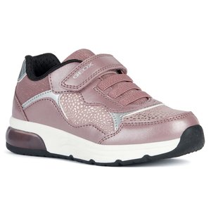 Παιδικά Sneakers για Κορίτσια Geox Spaceclub Girl Dark Pink/Silver