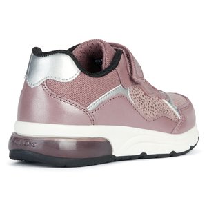 Παιδικά Sneakers για Κορίτσια Geox Spaceclub Girl Dark Pink/Silver