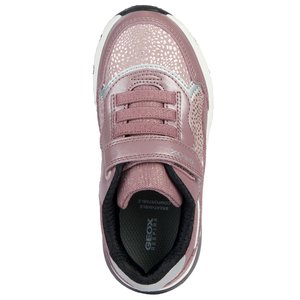 Παιδικά Sneakers για Κορίτσια Geox Spaceclub Girl Dark Pink/Silver