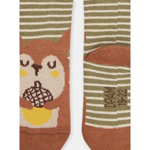 Βρεφικές Κάλτσες για Αγόρια Πορτοκαλί Owl
