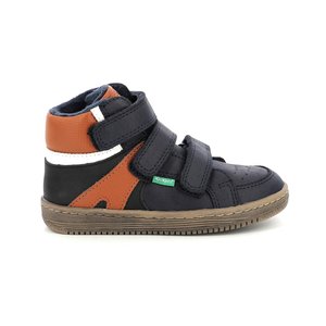 Παιδικά Παπούτσια για Αγόρια Kickers High Sneakers Lohan Navy/Orange