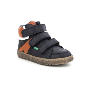 Παιδικά Παπούτσια για Αγόρια Kickers High Sneakers Lohan Navy/Orange