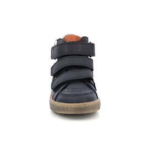 Παιδικά Παπούτσια για Αγόρια Kickers High Sneakers Lohan Navy/Orange