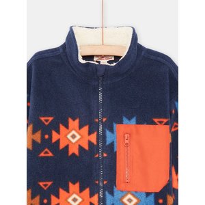 Παιδική Ζακέτα για Αγόρια Blue/Orange