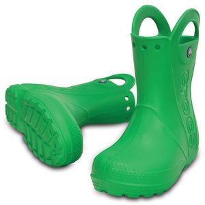 Παιδίκες Γαλότσες Crocs Handle It Rain Grass Green (Μεγέθη 23-34)
