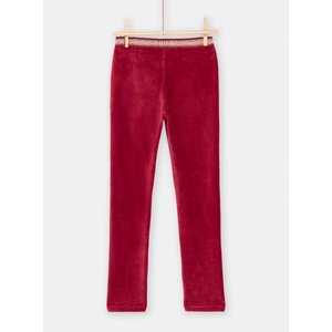 Παιδικό Παντελόνι για Κορίτσια Red Velour