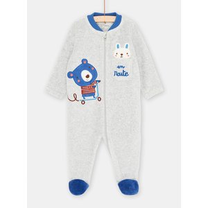 Βρεφικό Ολόσωμο Φορμάκι για Αγόρια Gray Bear