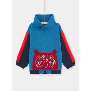 Παιδική Φούτερ Μπλούζα για Αγόρια Διπλής Όψης Red Hearts