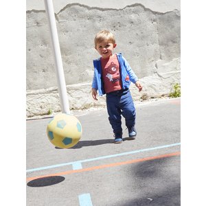Βρεφική Μακρυμάνικη Μπλούζα για Αγόρια Πορτοκαλί Stripes