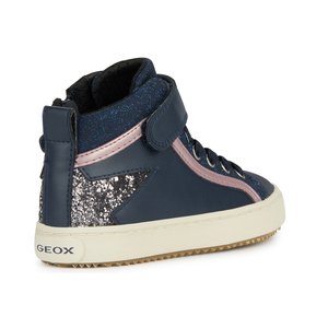 Παιδικά Μποτάκια για Κορίτσια Geox Kalispe Blue/Silver