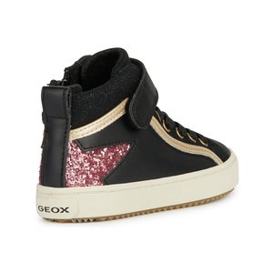 Παιδικά Μποτάκια για Κορίτσια Geox Kalispe Black/Pink