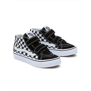 Παιδικά High Sneakers Παπούτσια Vans Old Skool Checkerboard Black/White