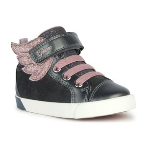 Βρεφικά Μποτάκια για Κορίτσια Geox Kilwi Dark Grey/Light Rose (Μεγέθη 21-27)