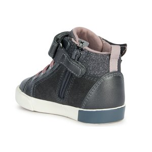 Βρεφικά Μποτάκια για Κορίτσια Geox Kilwi Dark Grey/Light Rose (Μεγέθη 21-27)