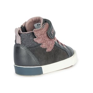 Βρεφικά Μποτάκια για Κορίτσια Geox Kilwi Dark Grey/Light Rose (Μεγέθη 21-27)